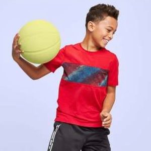 NWT All In Motion Boys Graphic Athletic T-Shirt